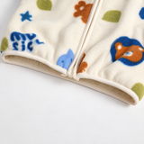 CozyFleece – Zacht & Speels – Warme Kinderjas met Cartoonprint