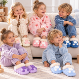 CloudWalk – Zacht & Knus – Warme Pluche Kinderpantoffels