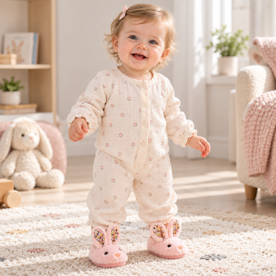 BunnyToes – Zacht & Warm – Pluche Konijnensloffen