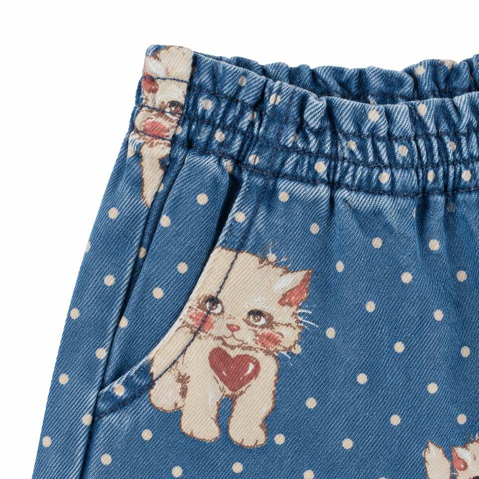 KittyDenim – Schattig & Speels – Kinderbroek met Kattenprint