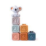 Koala Cubes™ - Tandvriendelijke toren - Bijtring speelgoed