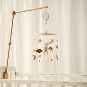 LittleNest – Natuurlijke Rust – Houten Babymobiel