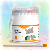 TinyArt – Educatief & Veilig – Wateroplosbare Wasbare Stiften Set