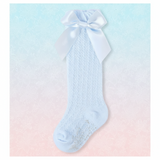 LittleCharm – Zacht & Stijlvol – Meisjes Kniekousen met Strik