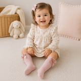 LittleCharm – Zacht & Stijlvol – Meisjes Kniekousen met Strik