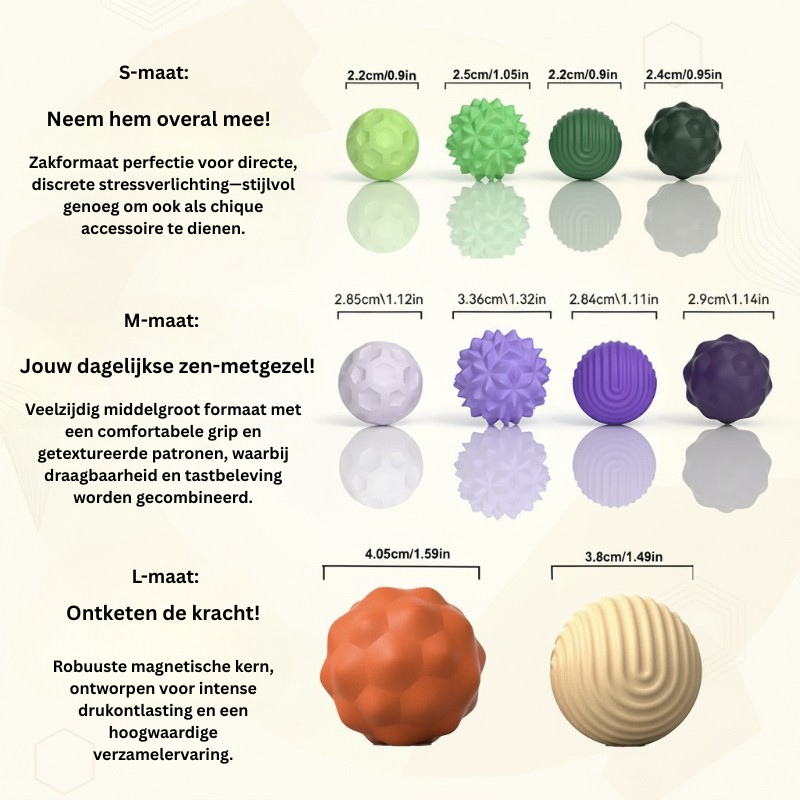 CalmSphere – Zacht & Focused – Magnetisch Stressspeelgoed