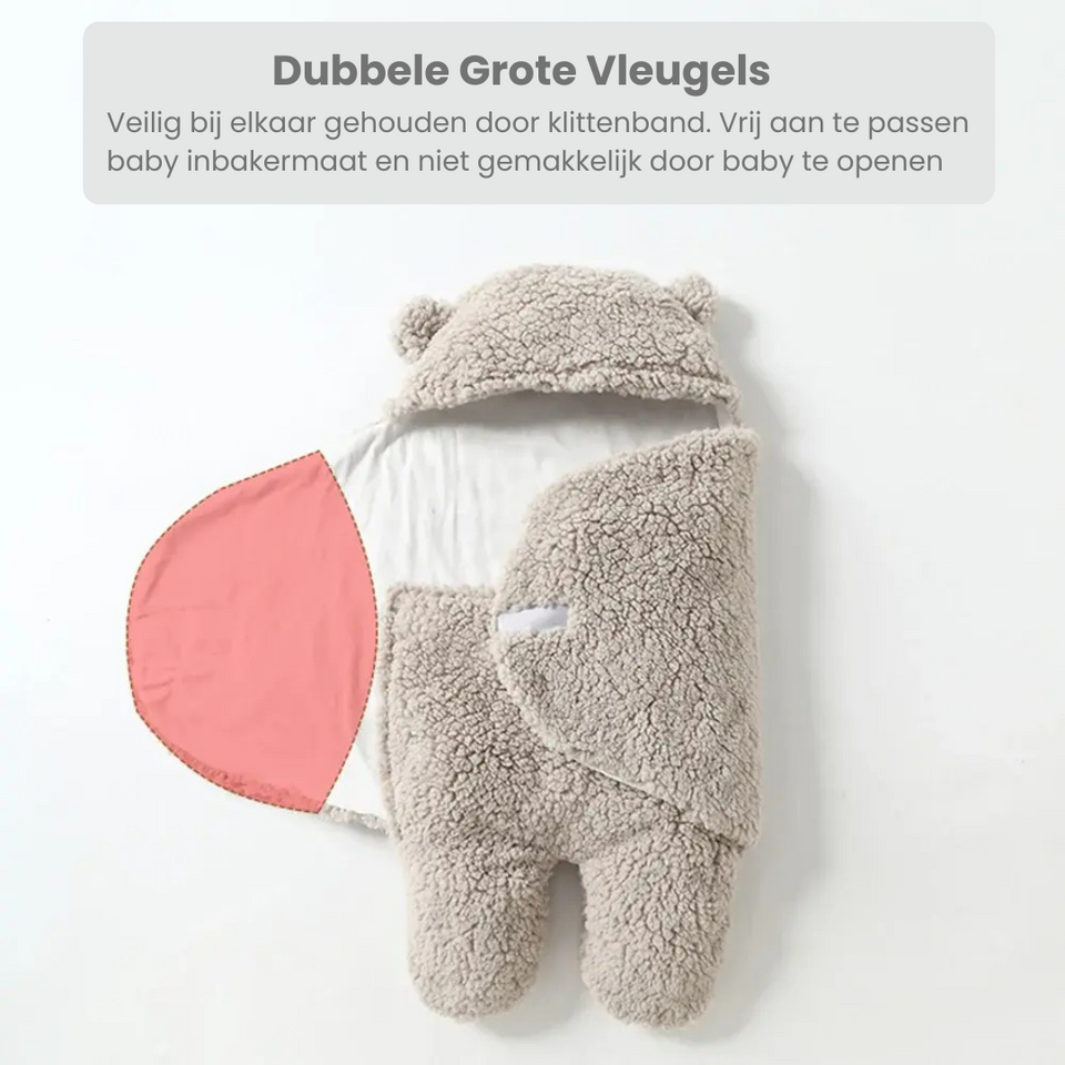 SnuggleBear™ - Baby Wikkel Deken