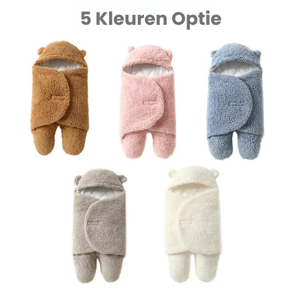 SnuggleBear™ - Baby Wikkel Deken