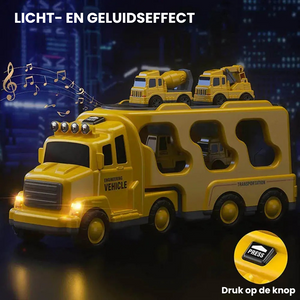 Magische Auto Stad - Vrachtenwagen voertuig met Licht en Muziek