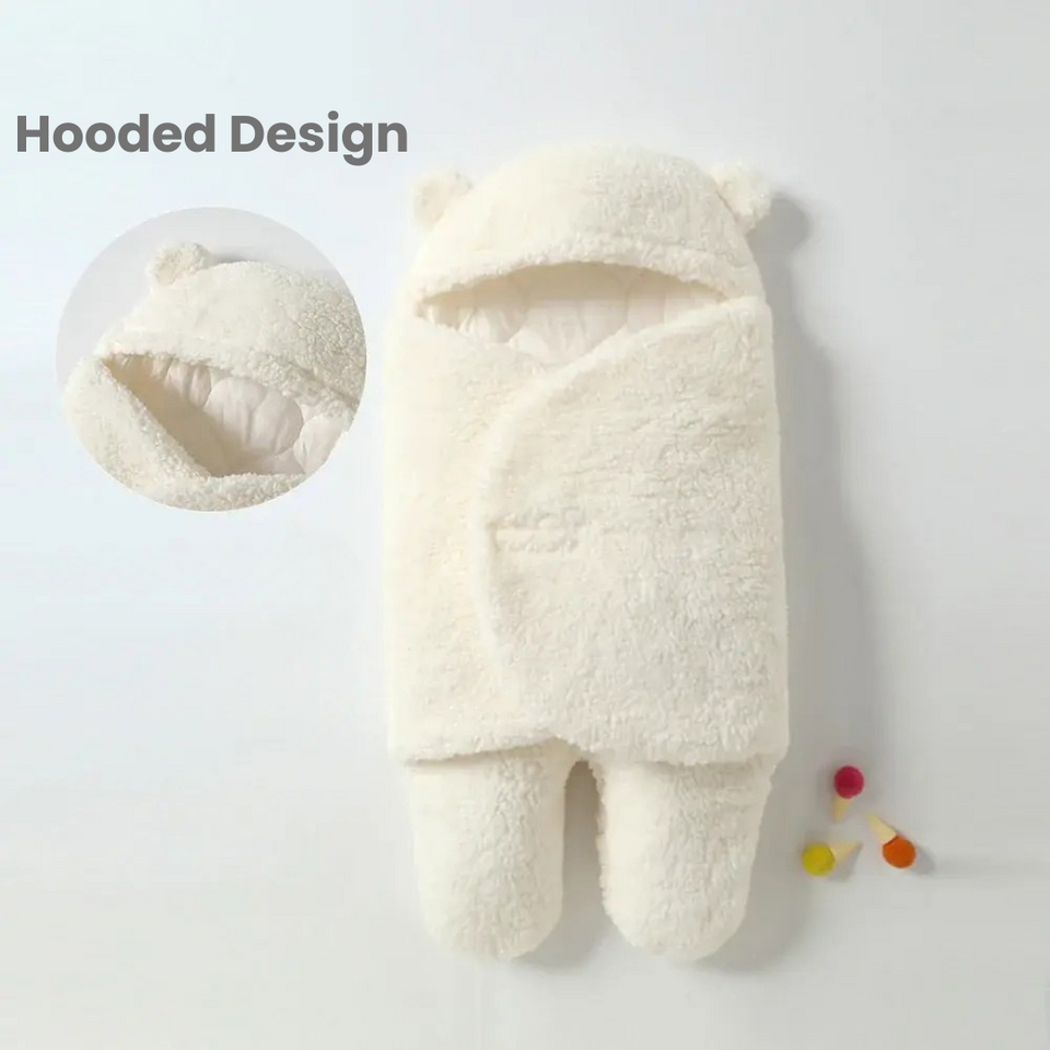 SnuggleBear™ - Baby Wikkel Deken