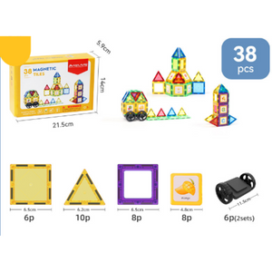 Magnet Toys™ - Ontwikkel Creativiteit - Magnetische Tegels