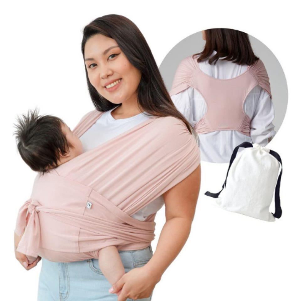SoftNest - Comfortabel, Ademend & Veilig - Ergonomische Baby Draagdoek