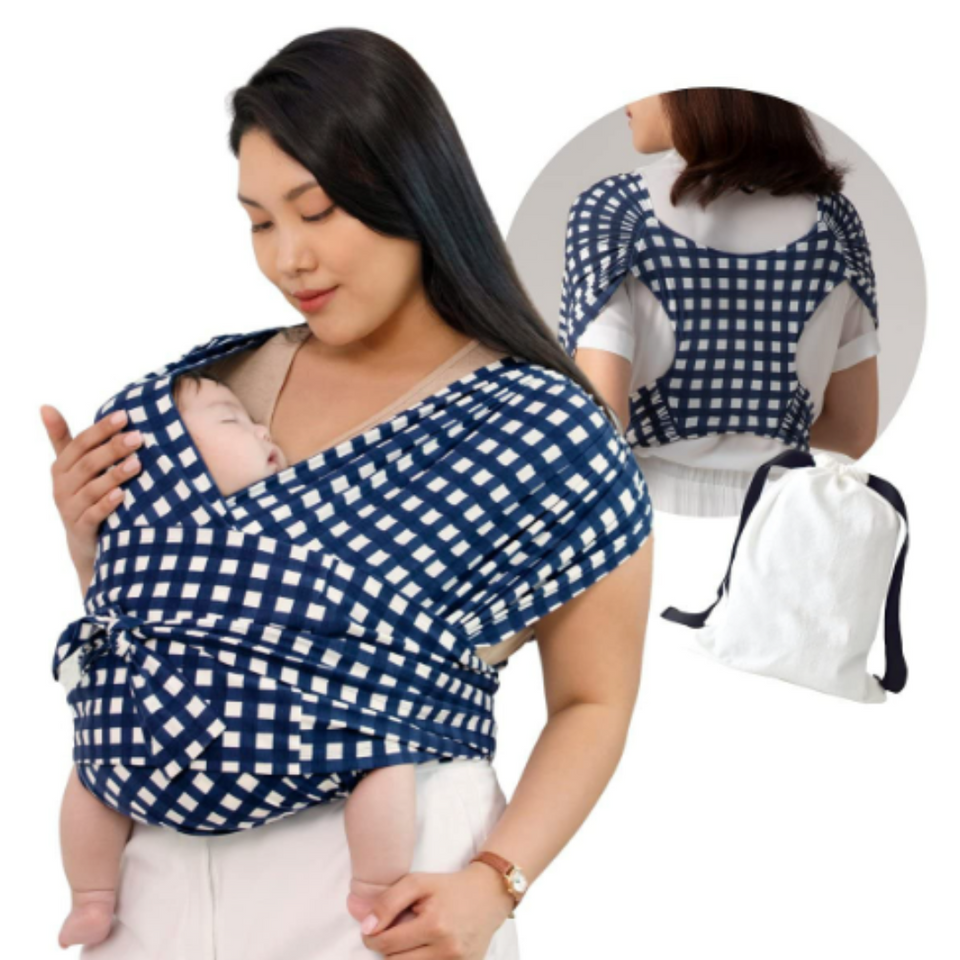 SoftNest - Comfortabel, Ademend & Veilig - Ergonomische Baby Draagdoek