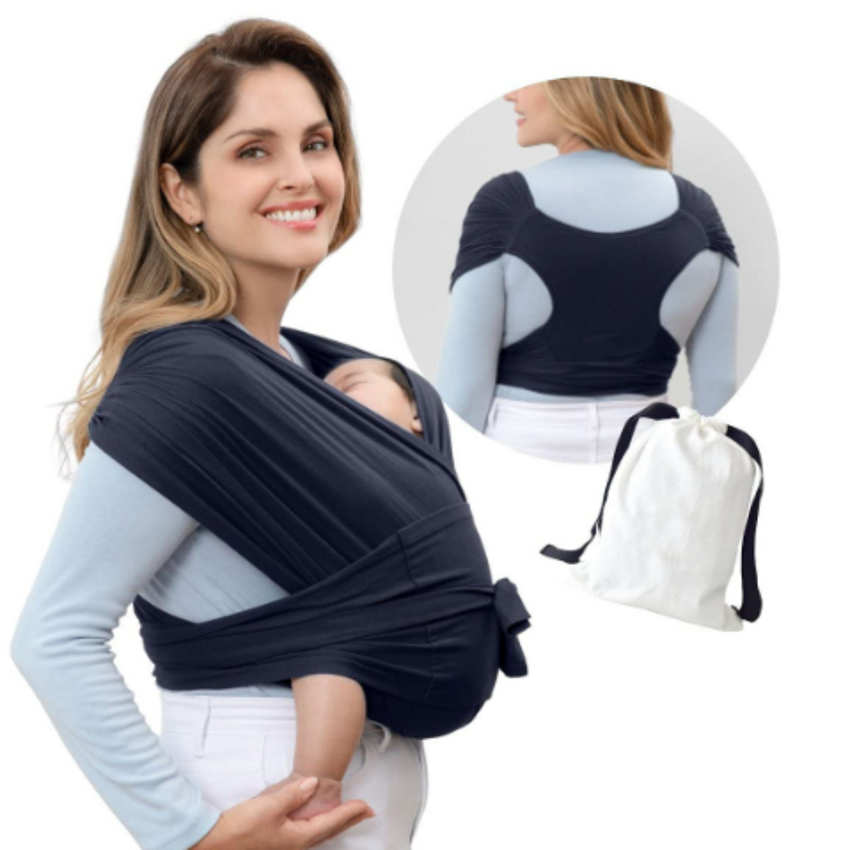 SoftNest - Comfortabel, Ademend & Veilig - Ergonomische Baby Draagdoek