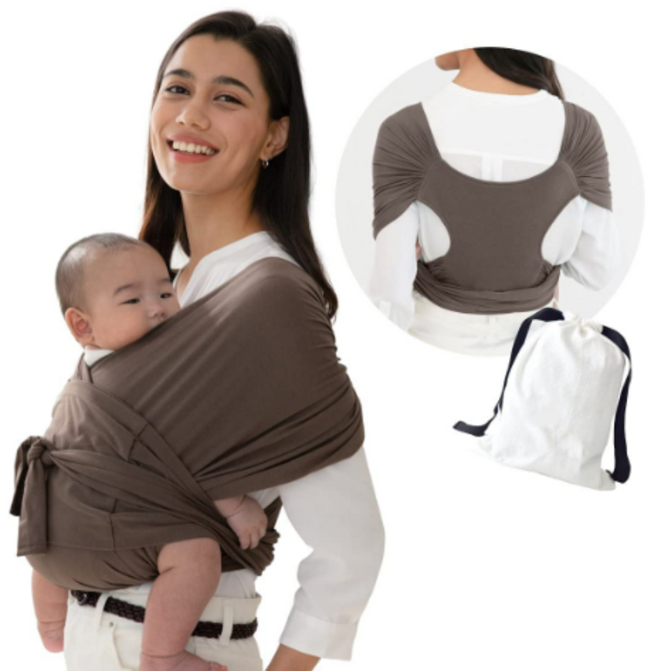 SoftNest - Comfortabel, Ademend & Veilig - Ergonomische Baby Draagdoek