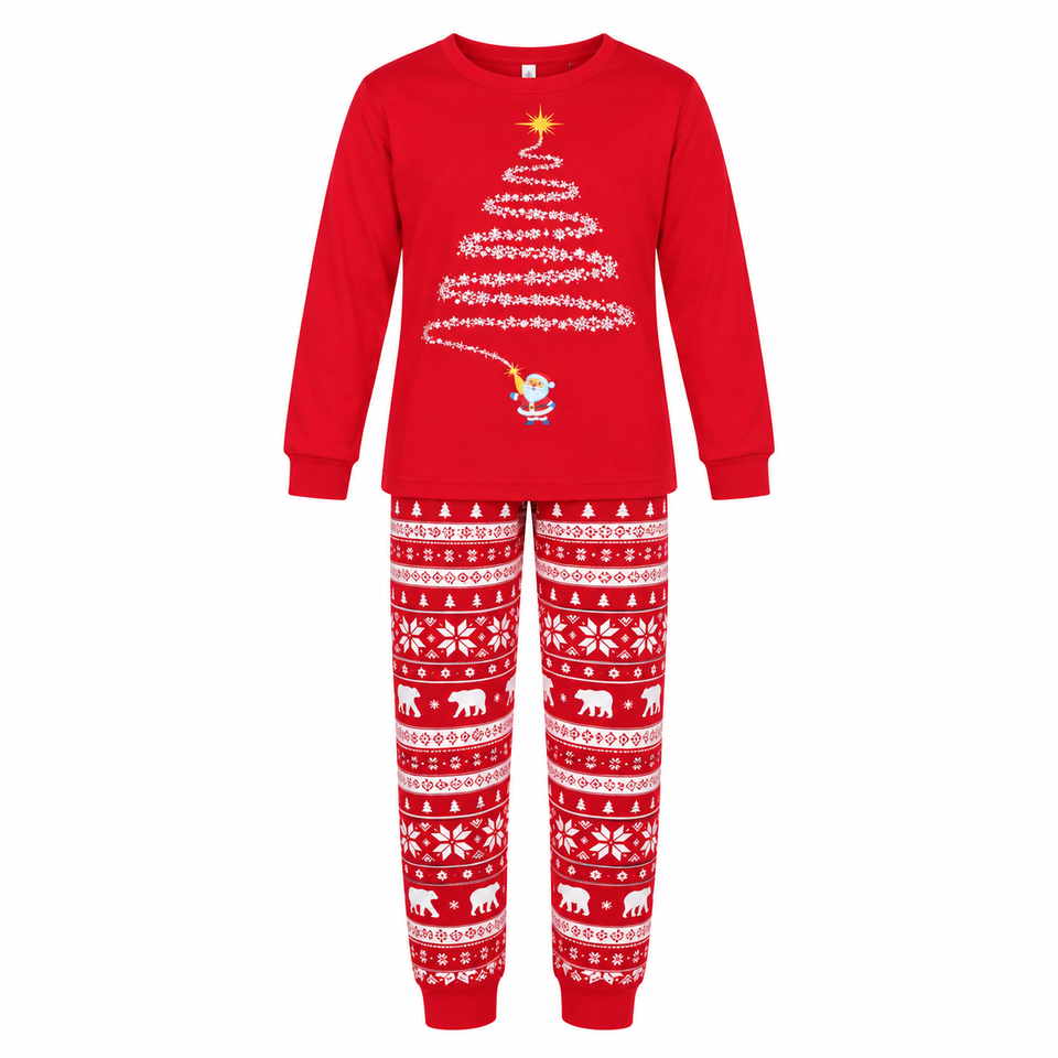 MerryPJs – Feestelijk & Gezellig – Kerst Pyjamaset voor het Hele Gezin