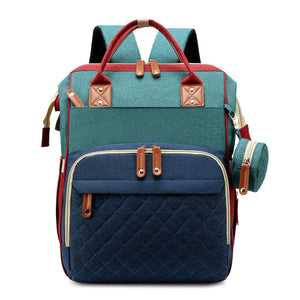 TravelNest – Altijd een Rustplek – 2-in-1 Luiertas met Babybed