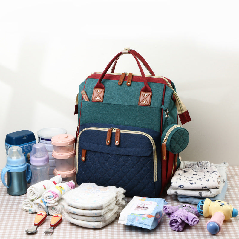 TravelNest – Altijd een Rustplek – 2-in-1 Luiertas met Babybed