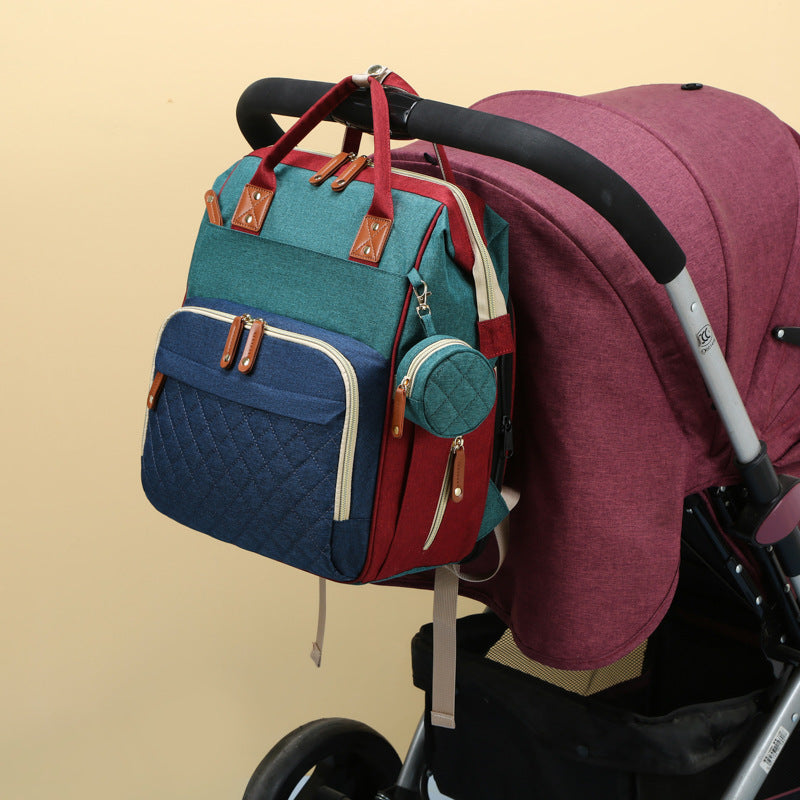 TravelNest – Altijd een Rustplek – 2-in-1 Luiertas met Babybed