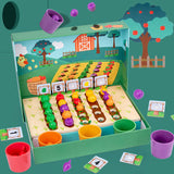EduFarm – Spelenderwijs Leren – Montessori Tel- & Kleurspel voor Kinderen