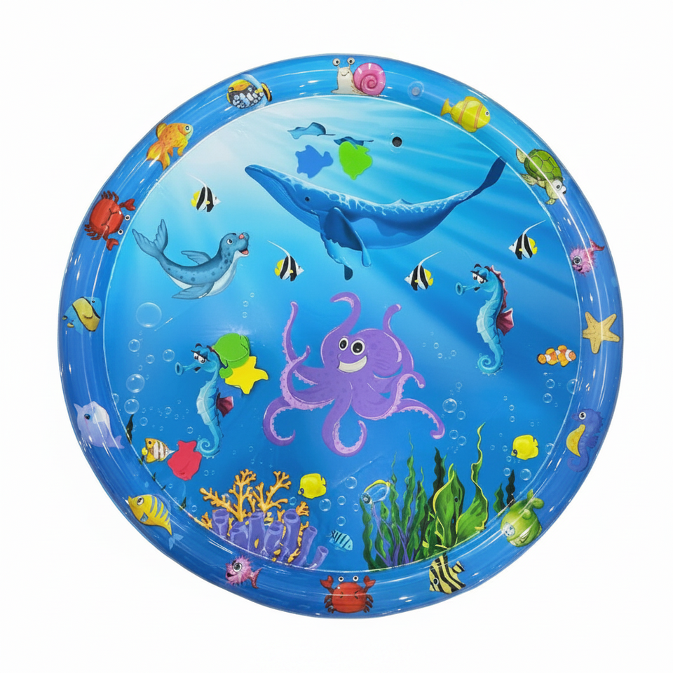 TinyWave – Vrolijk & Ontwikkelend – Baby Sensorische Watermat