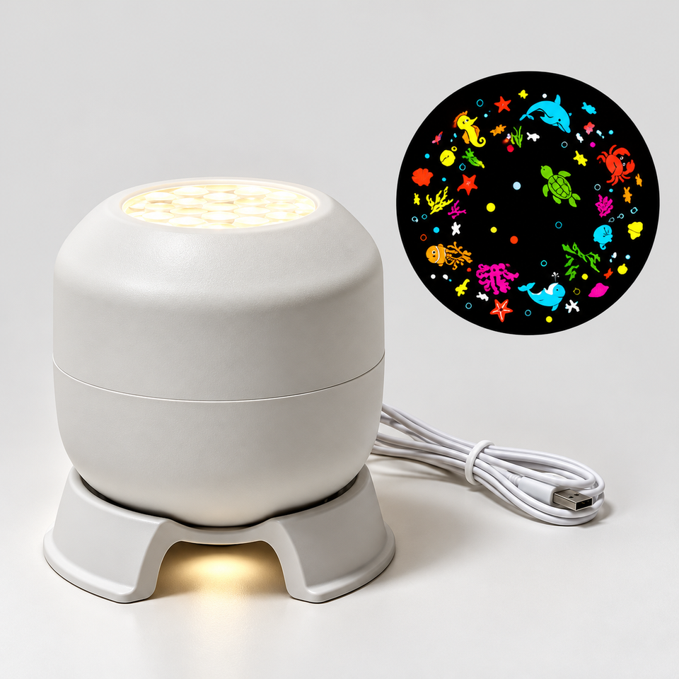 FrostyLight – Magisch & Sfeervol – Roterende Projectorlamp (Kerst & Halloween)