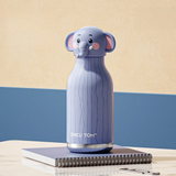 AnimalSip – Schattig & Praktisch – Kinder RVS-Thermosfles met Dierenprint