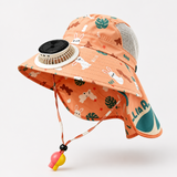 HappyShade – Zonbescherming & Koeling – Kinder Zomer Hoed met Ventilator