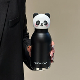 AnimalSip – Schattig & Praktisch – Kinder RVS-Thermosfles met Dierenprint