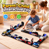 TrackRush – Snel & Creatief – Flexibele Racebaan met Transformeerbare Auto’s