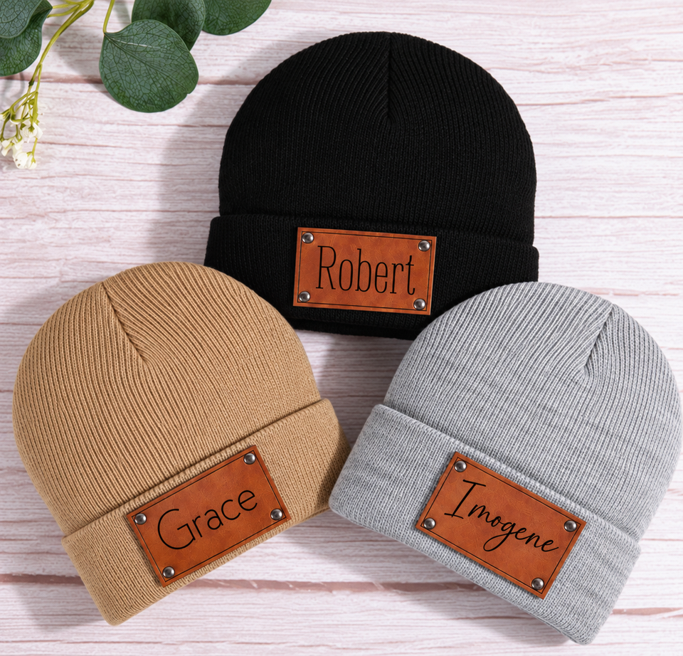 Mini Fashion™ - Eigen lettertype - Gepersonaliseerde Beanie Muts