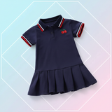 PetitJoy – Comfortabel & Stijlvol – Polo Jurk met Kersenprint