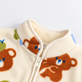 CozyFleece – Zacht & Speels – Warme Kinderjas met Cartoonprint