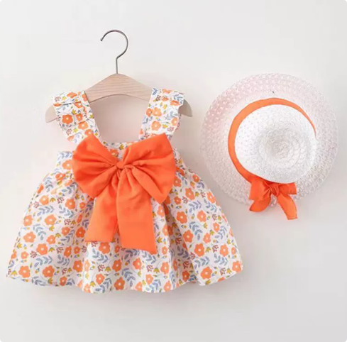 Mini Fashion™ – Zoet & Zomers – Fruit Jurk (incl. GRATIS strohoed)