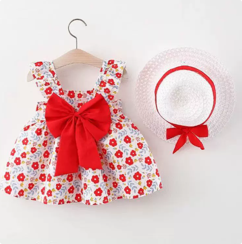 Mini Fashion™ – Zoet & Zomers – Fruit Jurk (incl. GRATIS strohoed)