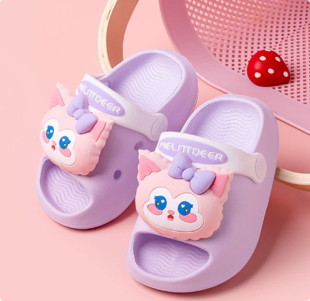 Mini Fashion – Vrolijk & Veilig – Polka Strand Slippers