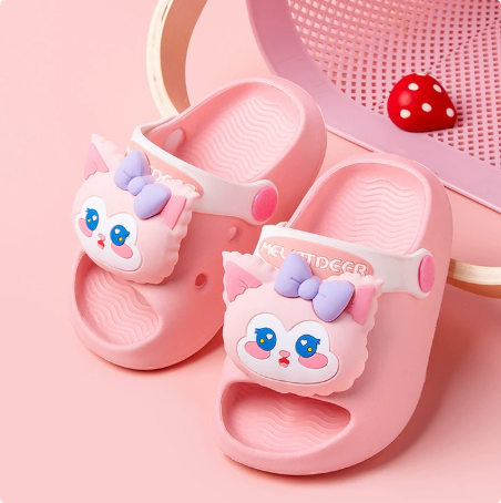 Mini Fashion – Vrolijk & Veilig – Polka Strand Slippers