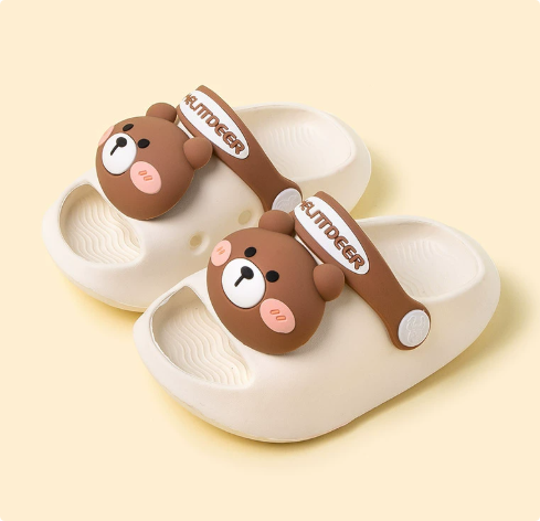 Mini Fashion – Vrolijk & Veilig – Polka Strand Slippers