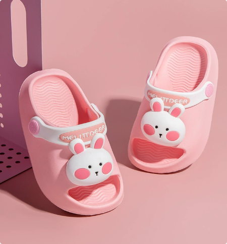 Mini Fashion – Vrolijk & Veilig – Polka Strand Slippers