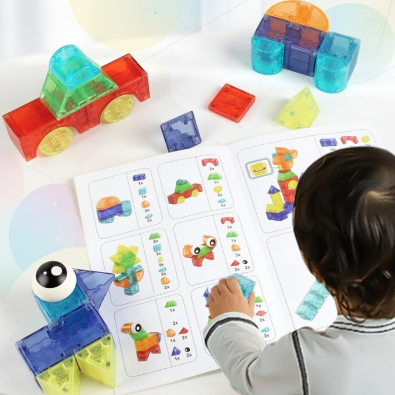 MagniCube – Creatief & Educatief – Magnetische Bouwblokken Set