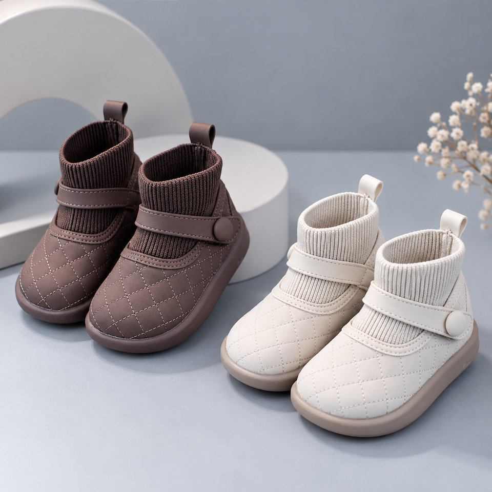WarmToes – Zacht & Knus – Baby Winterlaarsjes met Fleece Voering