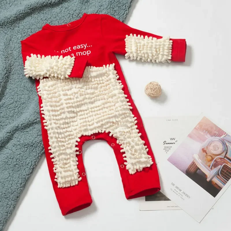 TinyCleaner – Zacht & Praktisch – Baby Jumpsuit voor Kruipen en Spelen