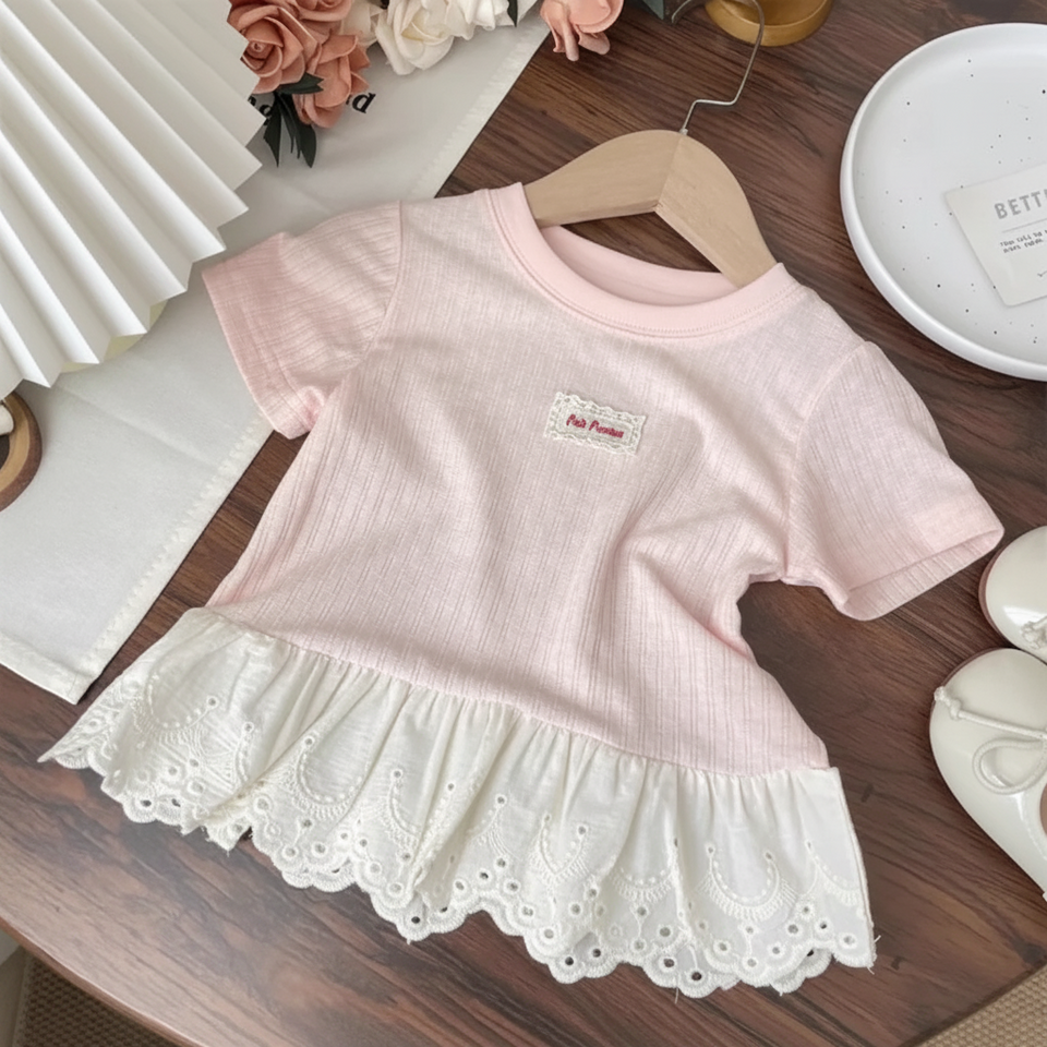 Polo Premium – Zacht & Schattig – T-shirt met Kanten Rand