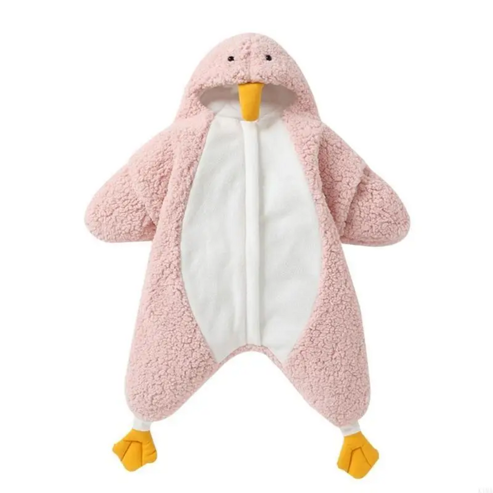 LittlePenguin – Zacht & Warm – Baby Pinguin Jumpsuit Slaapzak