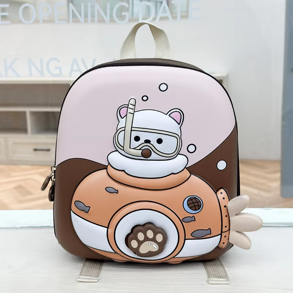 KiddoPack – Schattig & Praktisch – Kinder Rugzak met Lichtgevende Poot
