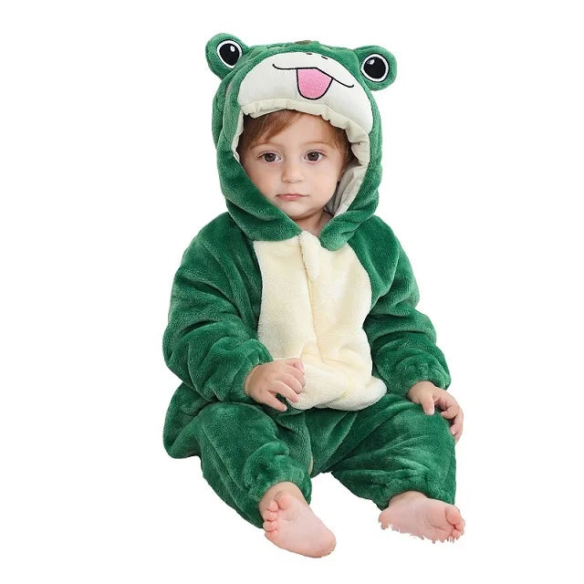 Mini Fashion - Duurzaam & Wasbaar - Dieren Romper Onesie (0-24 maanden)
