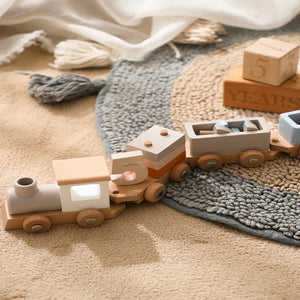 HappyTrain – Montessori & Fun – Houten Treinset