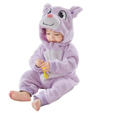 Mini Fashion - Duurzaam & Wasbaar - Dieren Romper Onesie (0-24 maanden)