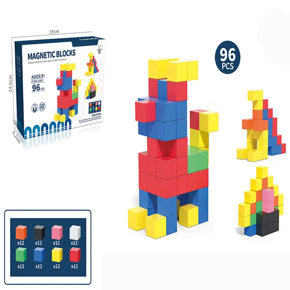 Magnet Toys – Leren & Bouwen – Magnetische Bouwblokken