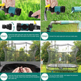 Trampoline Sprinklers™ - Waterpret op de trampoline - Watersproeier